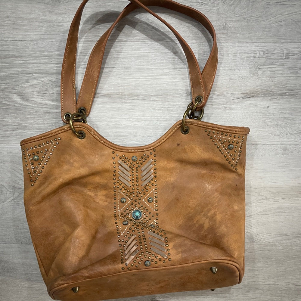 CONCEAL CARRY Leather Montana West Purse